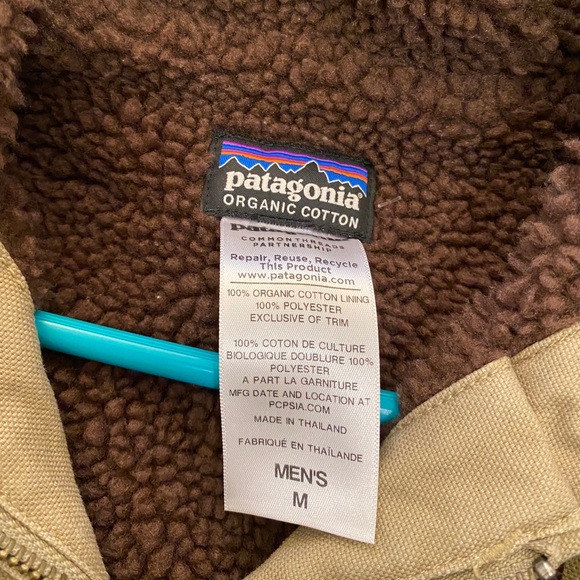 RARE Patagonia Fleece-lined Canvas Hoodie Jacket - Picture 2 of 2